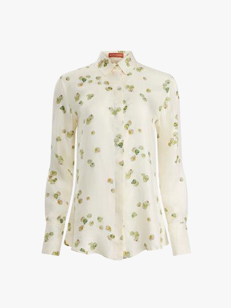 Image may contain Blouse Clothing Long Sleeve Sleeve and Shirt