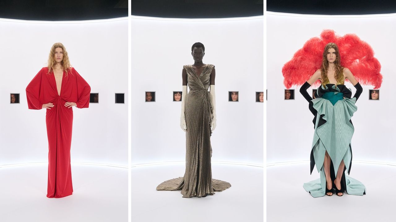 Image may contain: Mike Alessi, Melba Pattillo Beals, Nina Kaczorowski, Mara Mucci, Clothing, Dress, Formal Wear, and Fashion